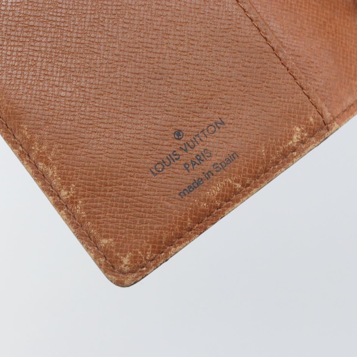 LOUIS VUITTON Monogram Agenda PM Day Planner Cover R20005 LV Auth BA9758