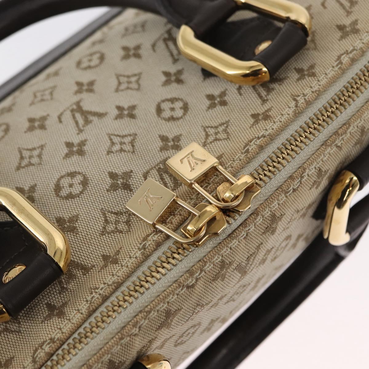 LOUIS VUITTON Monogram Mini Alma Ron Hand Bag Khaki M92206 LV Auth BA9759