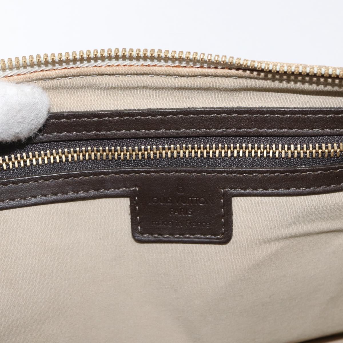 LOUIS VUITTON Monogram Mini Alma Ron Hand Bag Khaki M92206 LV Auth BA9759