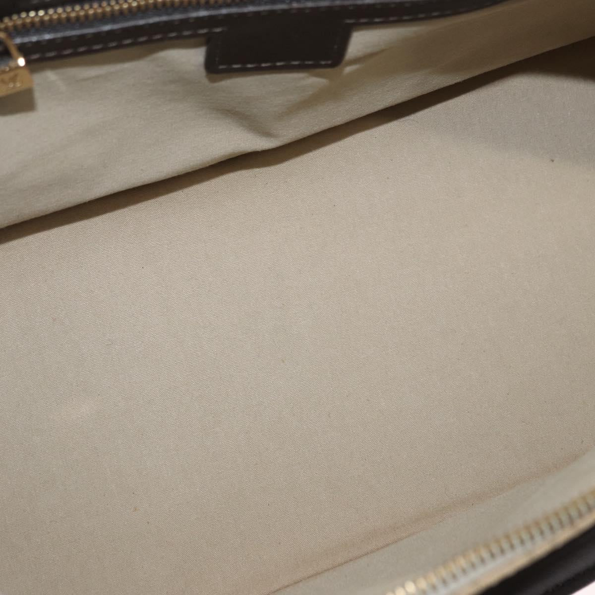 LOUIS VUITTON Monogram Mini Alma Ron Hand Bag Khaki M92206 LV Auth BA9759