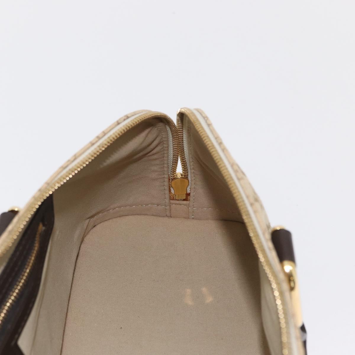 LOUIS VUITTON Monogram Mini Alma Ron Hand Bag Khaki M92206 LV Auth BA9759