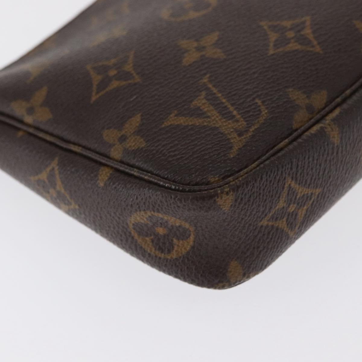 LOUIS VUITTON Monogram Pochette Accessoires Pouch M51980 LV Auth BA9764