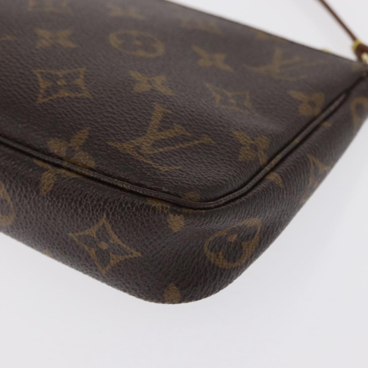 LOUIS VUITTON Monogram Pochette Accessoires Pouch M51980 LV Auth BA9764