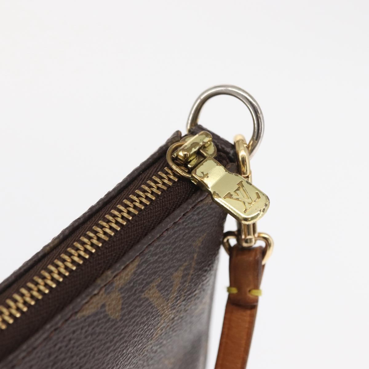 LOUIS VUITTON Monogram Pochette Accessoires Pouch M51980 LV Auth BA9764