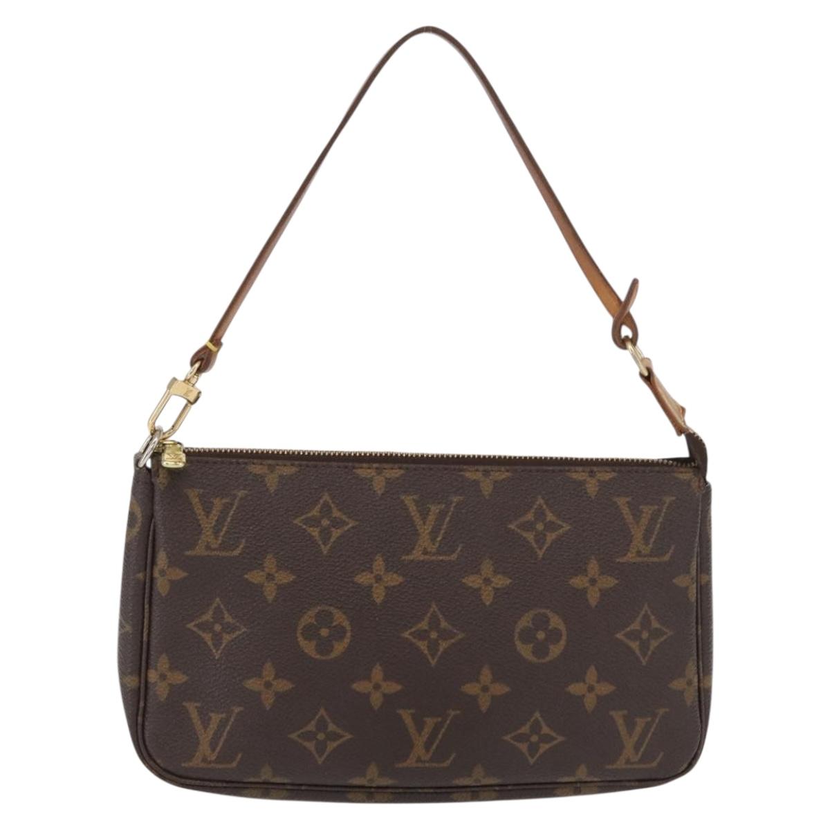 LOUIS VUITTON Monogram Pochette Accessoires Pouch M51980 LV Auth BA9764