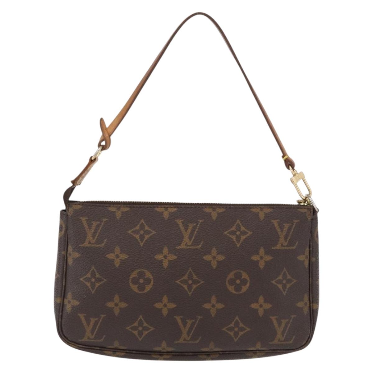 LOUIS VUITTON Monogram Pochette Accessoires Pouch M51980 LV Auth BA9764