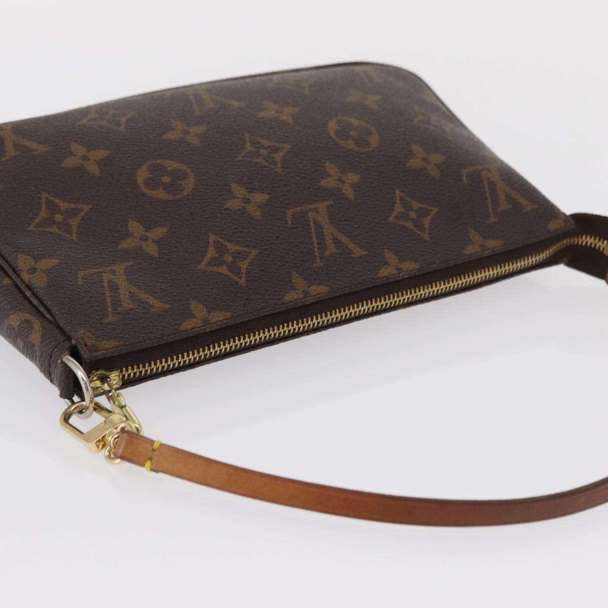 LOUIS VUITTON Monogram Pochette Accessoires Pouch M51980 LV Auth BA9764