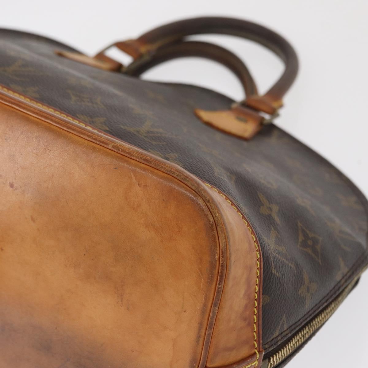 LOUIS VUITTON Monogram Alma Hand Bag M51130 LV Auth BA9765
