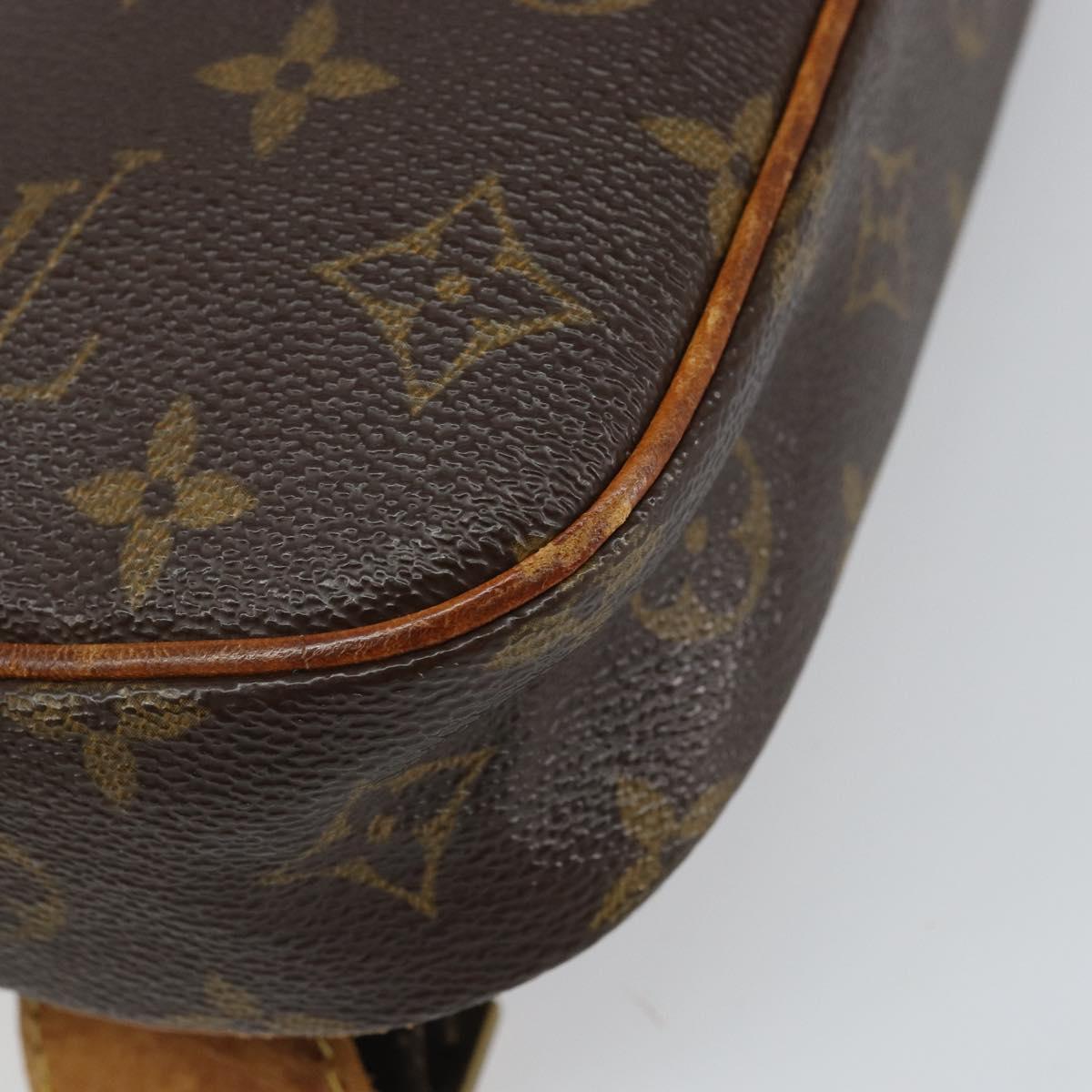 LOUIS VUITTON Monogram Pochette Gange Shoulder Bag M51870 LV Auth BA9769