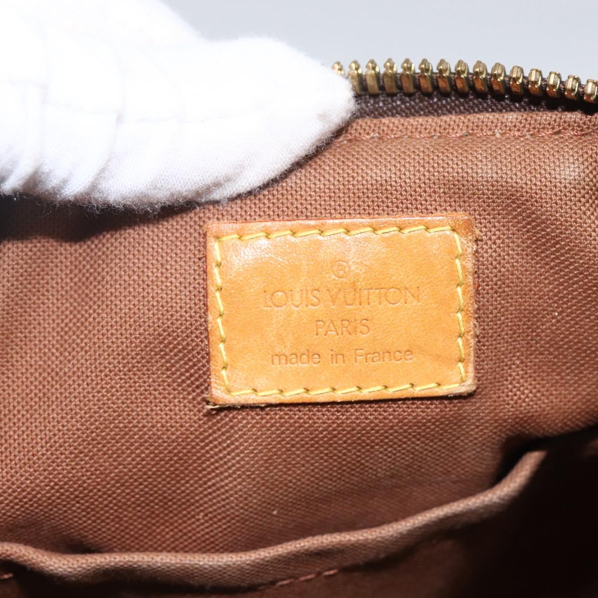 LOUIS VUITTON Monogram Palermo PM Tote Bag M40145 LV Auth BA9770