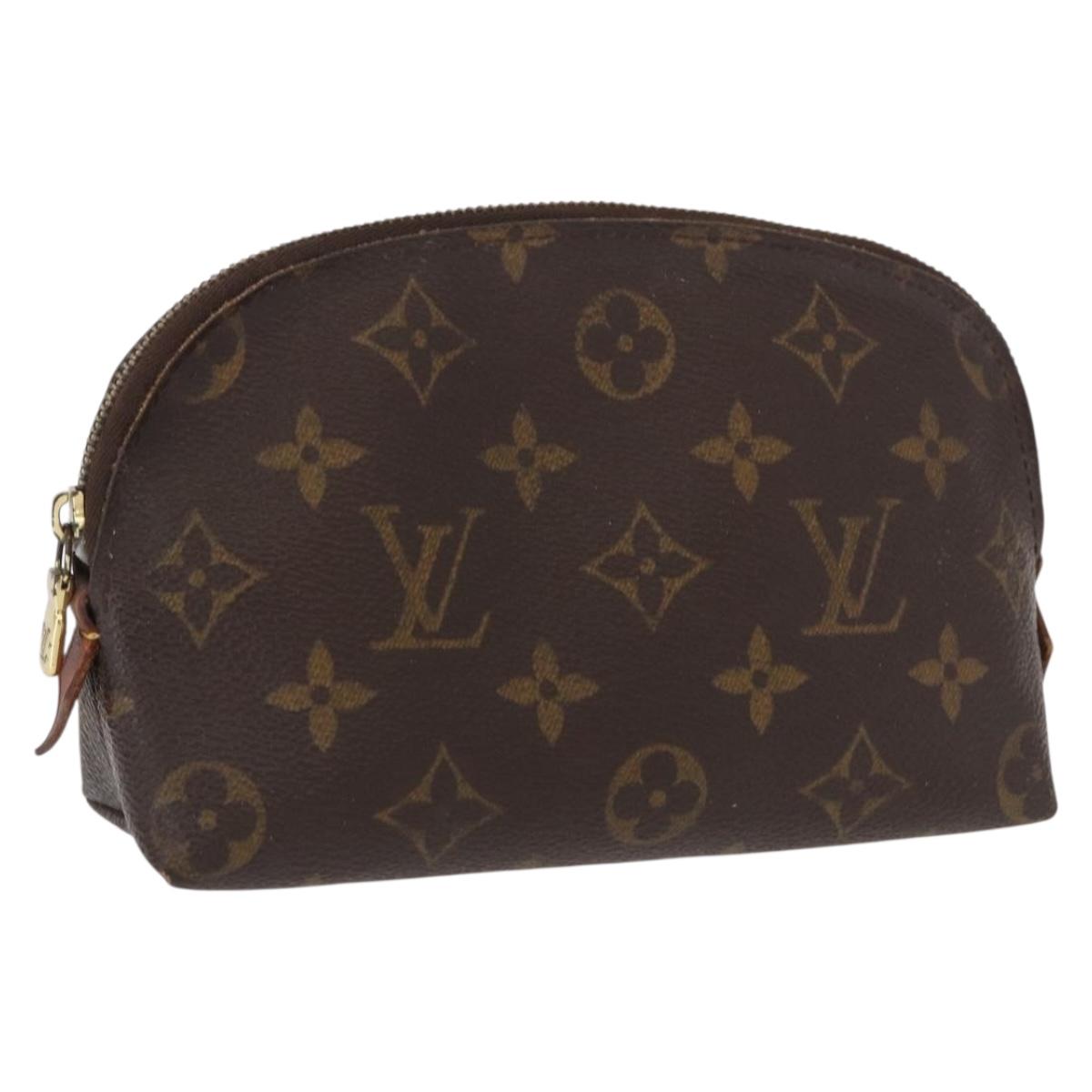 LOUIS VUITTON Monogram Pochette Cosmetic PM Pouch M43998 LV Auth BA9771