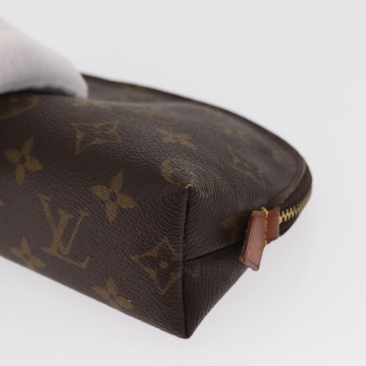 LOUIS VUITTON Monogram Pochette Cosmetic PM Pouch M43998 LV Auth BA9771