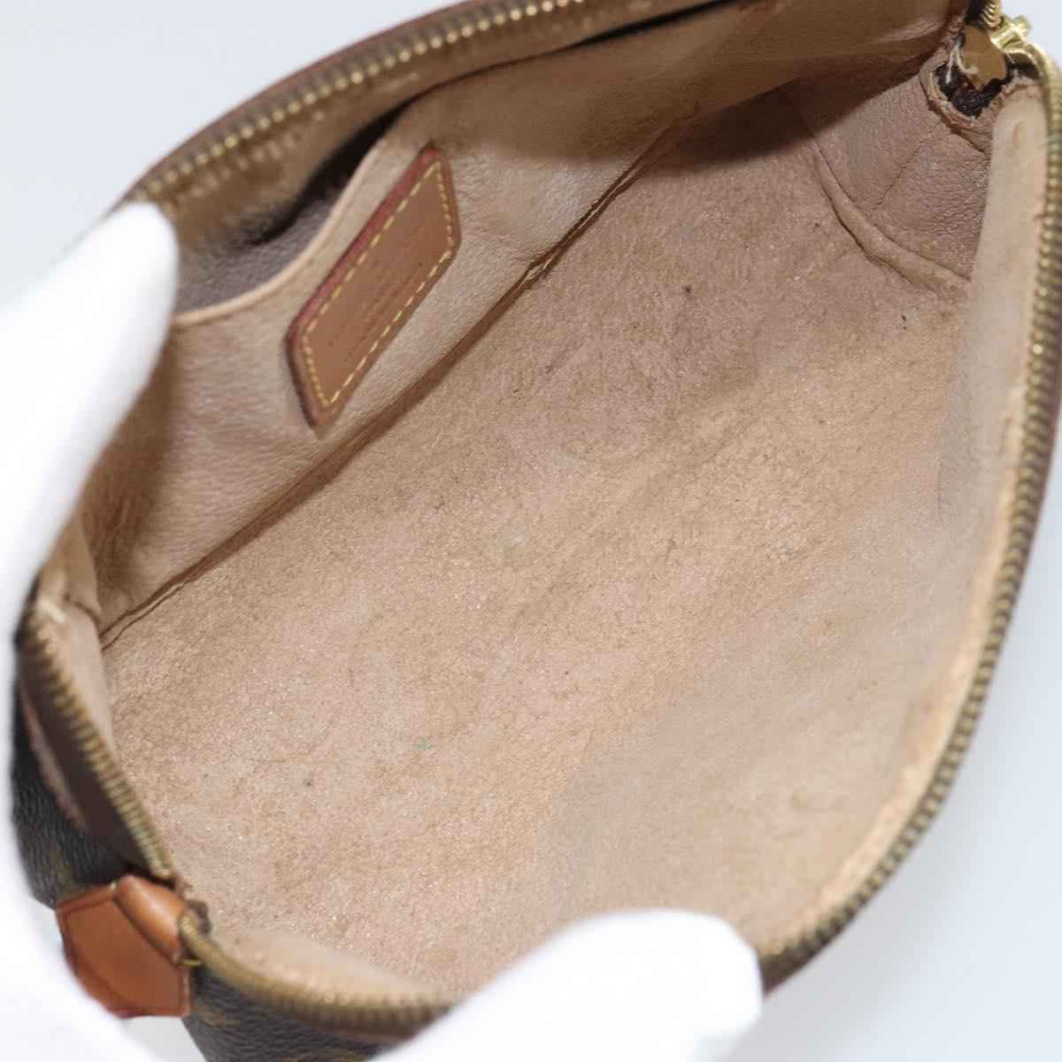 LOUIS VUITTON Monogram Pochette Cosmetic PM Pouch M43998 LV Auth BA9772