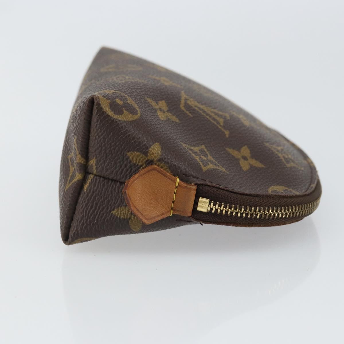 LOUIS VUITTON Monogram Pochette Cosmetic PM Pouch M43998 LV Auth BA9772