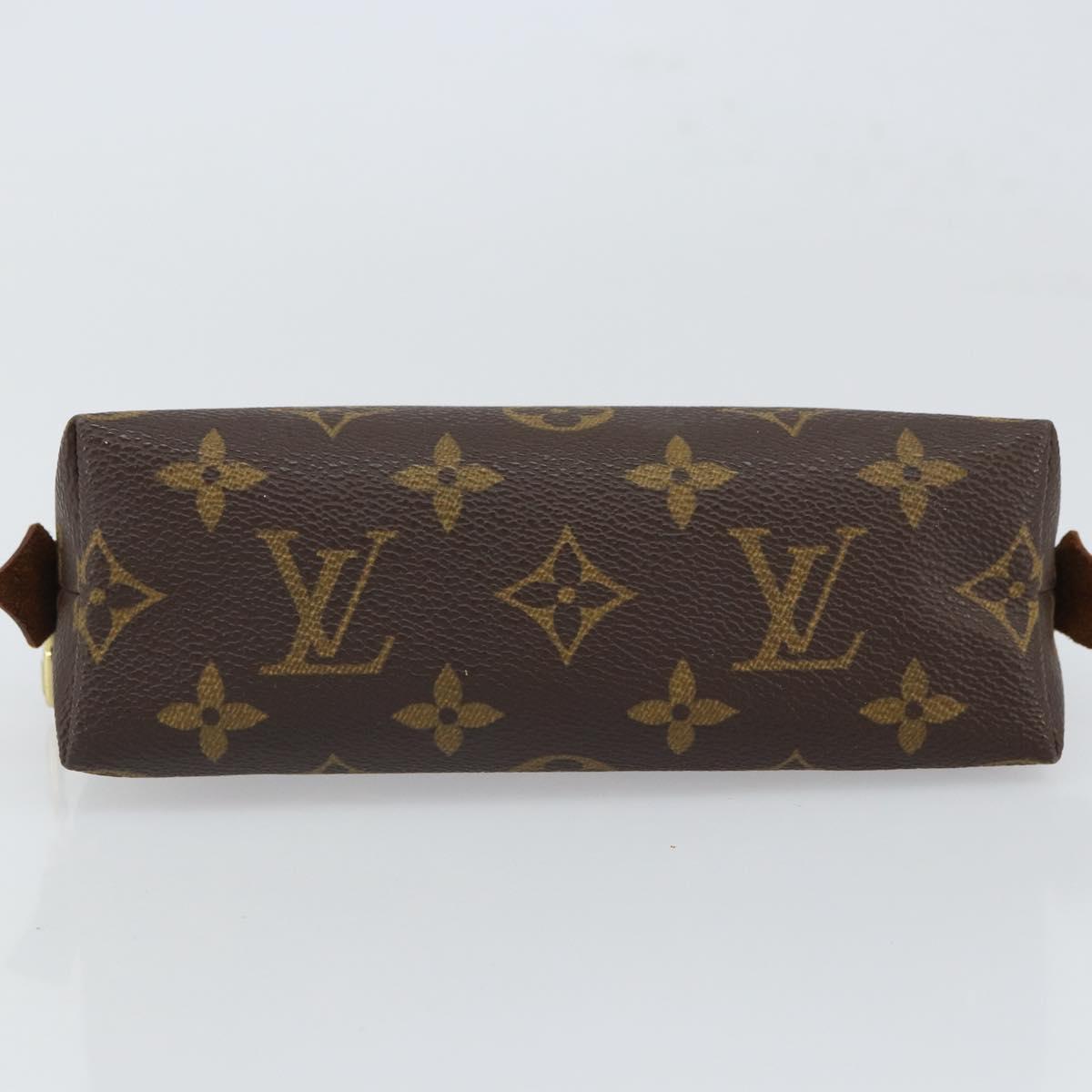 LOUIS VUITTON Monogram Pochette Cosmetic PM Pouch M43998 LV Auth BA9772