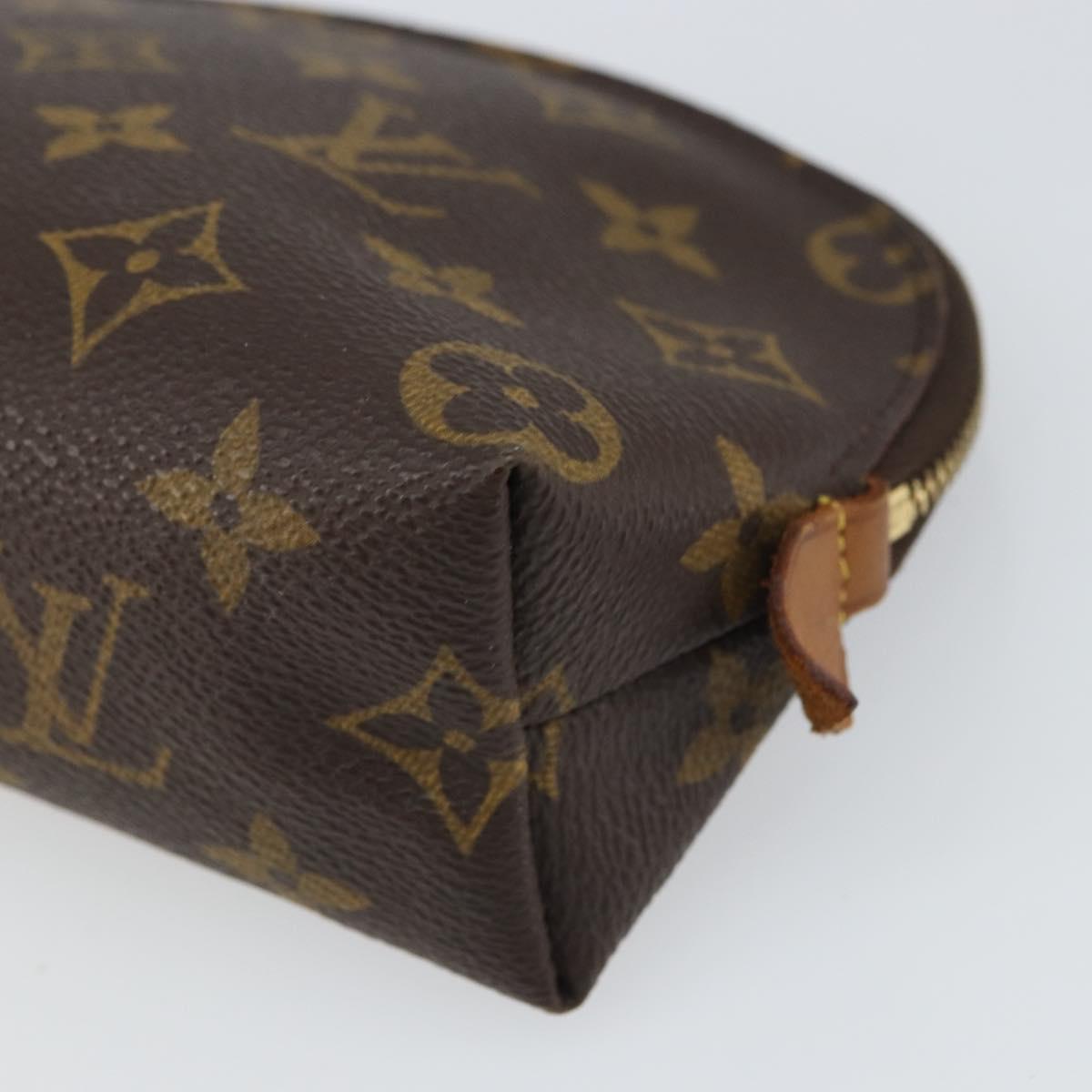 LOUIS VUITTON Monogram Pochette Cosmetic PM Pouch M43998 LV Auth BA9772
