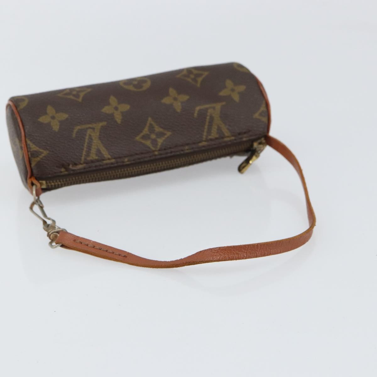 LOUIS VUITTON Monogram Papillon Pouch LV Auth BA9774