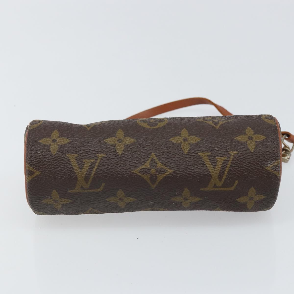 LOUIS VUITTON Monogram Papillon Pouch LV Auth BA9774