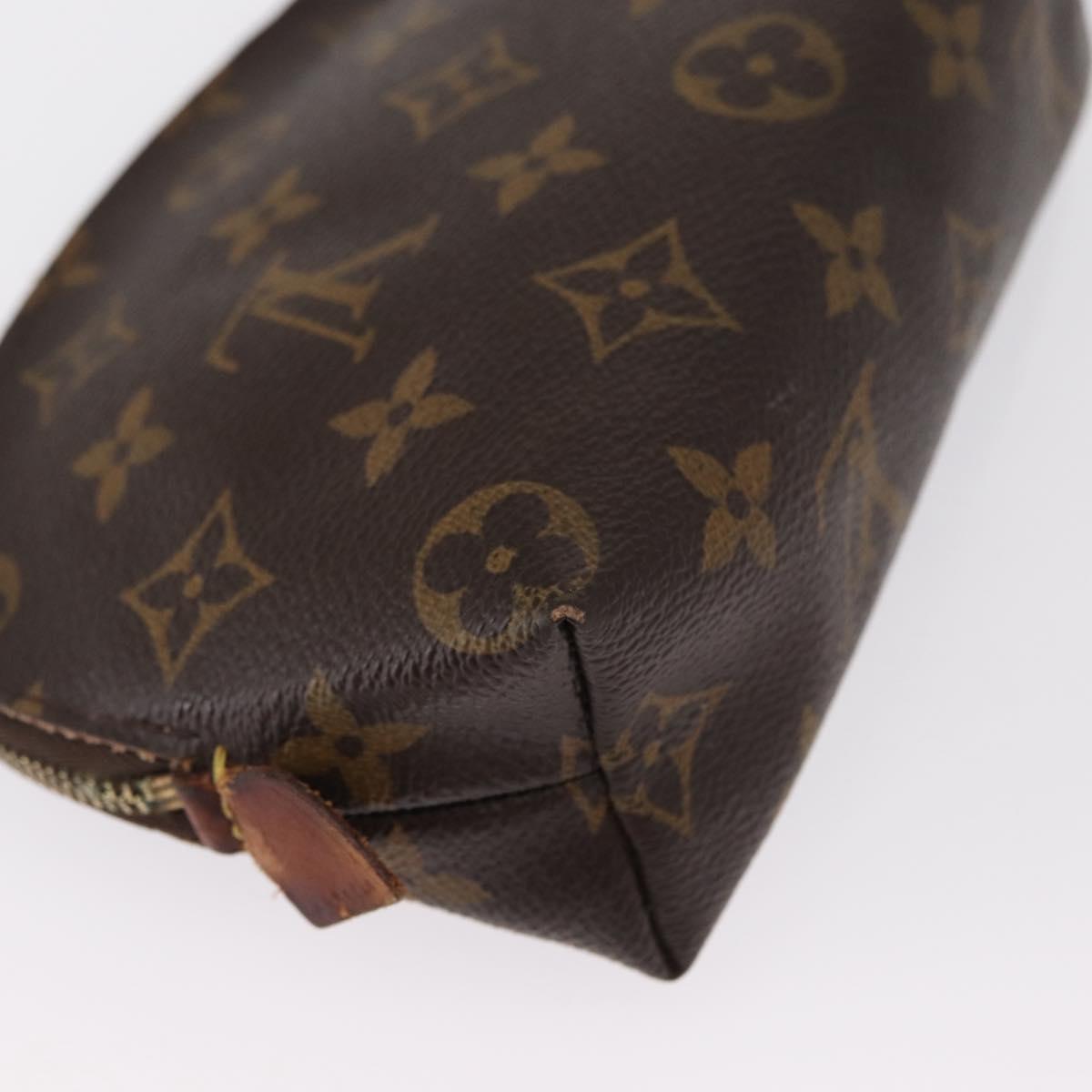 LOUIS VUITTON Monogram Pochette Cosmetic PM Pouch M43998 LV Auth BA9775