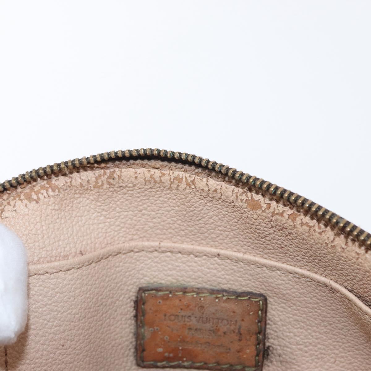 LOUIS VUITTON Monogram Pochette Cosmetic PM Pouch M43998 LV Auth BA9775