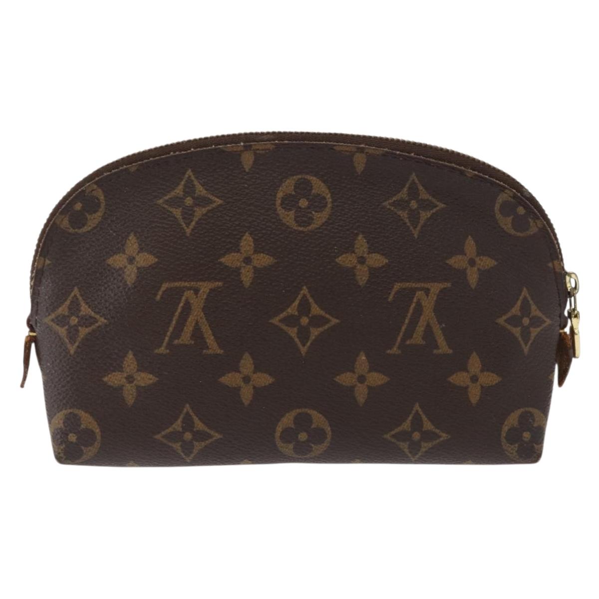 LOUIS VUITTON Monogram Pochette Cosmetic PM Pouch M43998 LV Auth BA9775