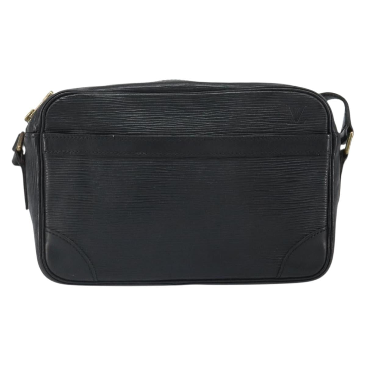 LOUIS VUITTON Epi Trocadero 23 Shoulder Bag Black M52302 LV Auth BA9777