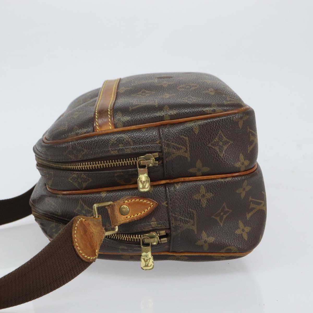 LOUIS VUITTON Monogram Reporter PM Shoulder Bag M45254 LV Auth BA9778
