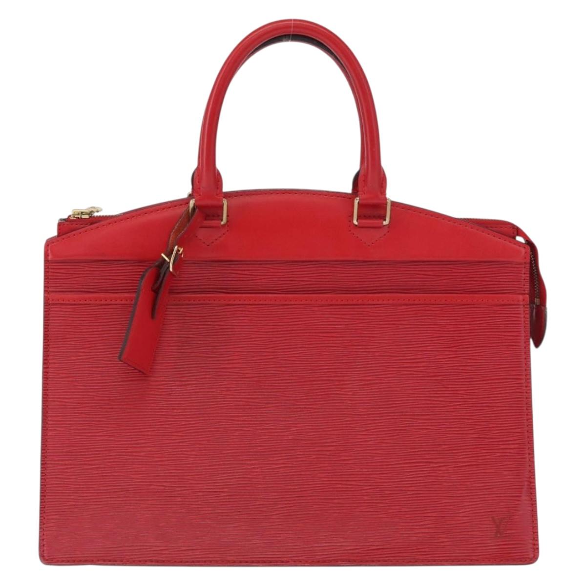 LOUIS VUITTON Epi Riviera Hand Bag Red M48187 LV Auth BA9783