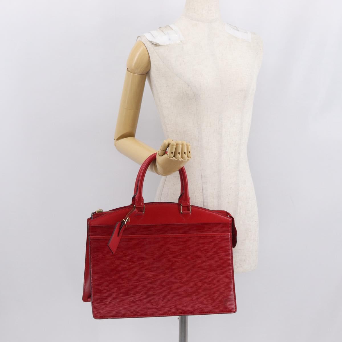 LOUIS VUITTON Epi Riviera Hand Bag Red M48187 LV Auth BA9783