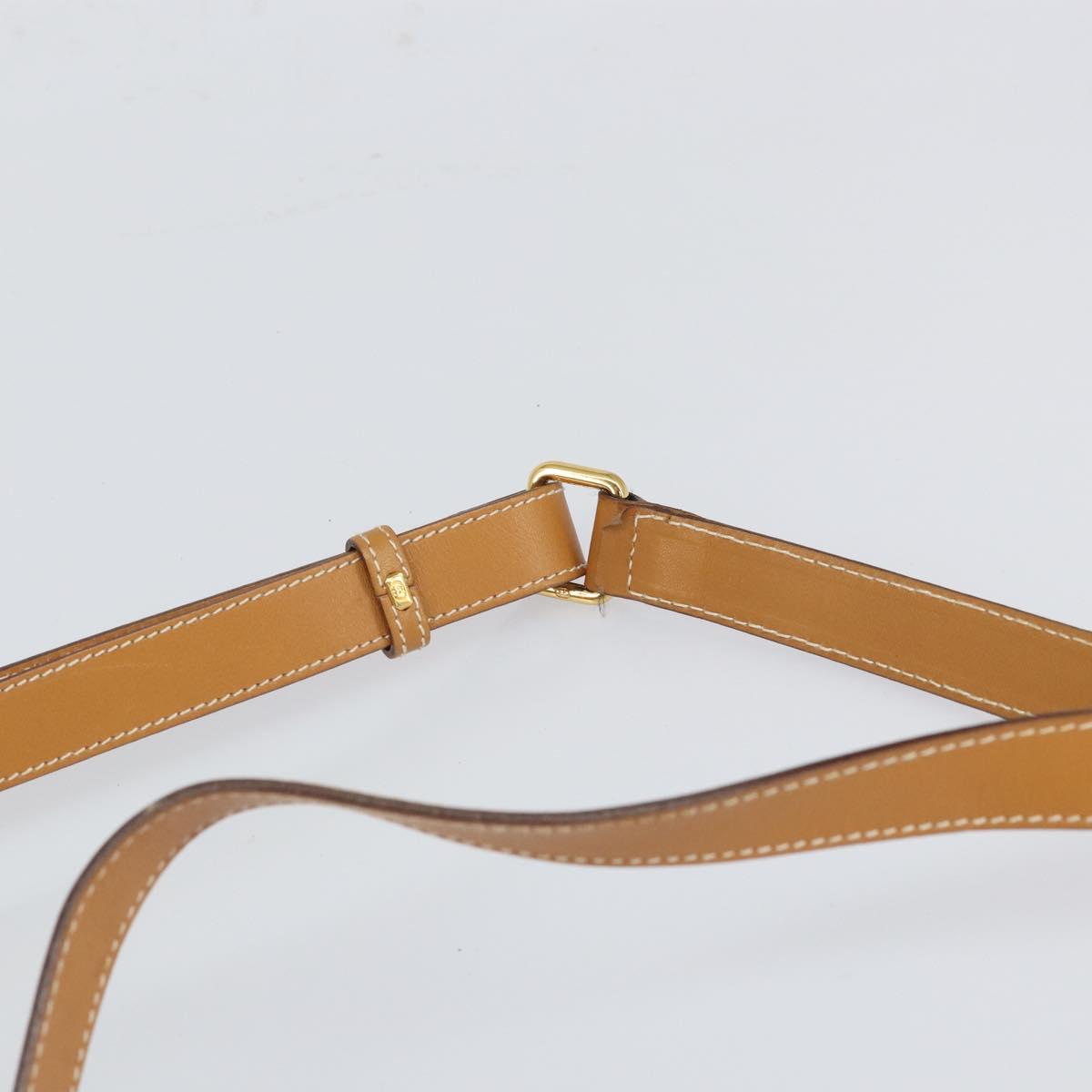 GUCCI GG Supreme Web Sherry Line Bag PVC Beige Gold 001 113 0551 Auth BA9789