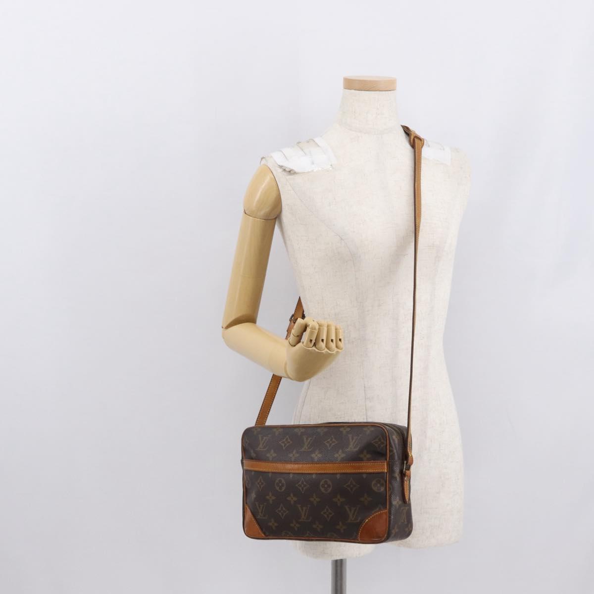 LOUIS VUITTON Monogram Trocadero 27 Shoulder Bag M51274 LV Auth BA9812