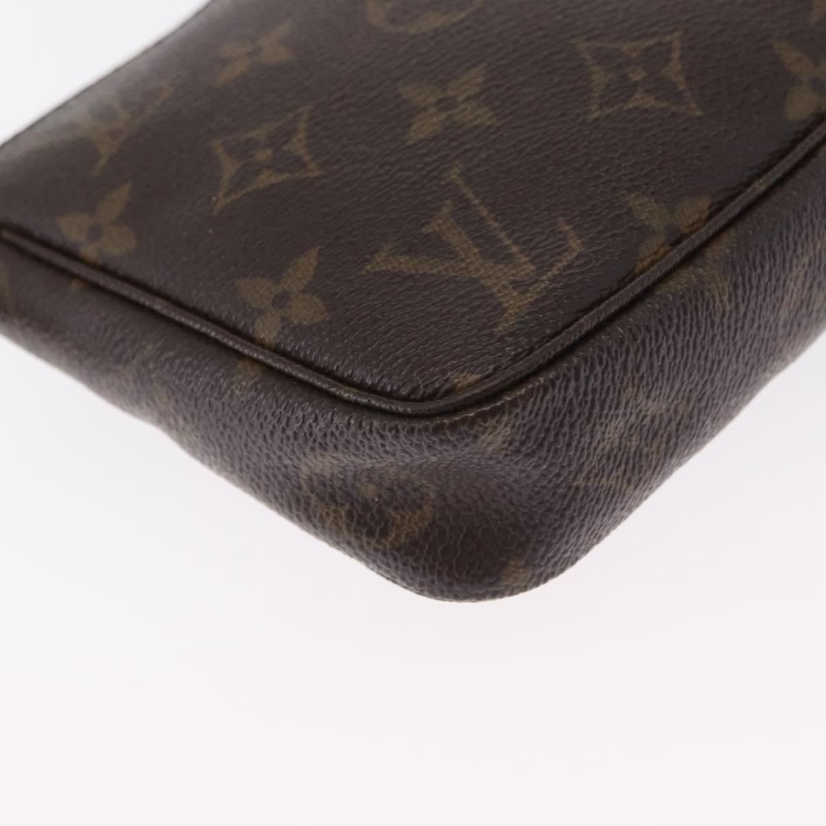 LOUIS VUITTON Monogram Pochette Accessoires Pouch M51980 LV Auth BA9816