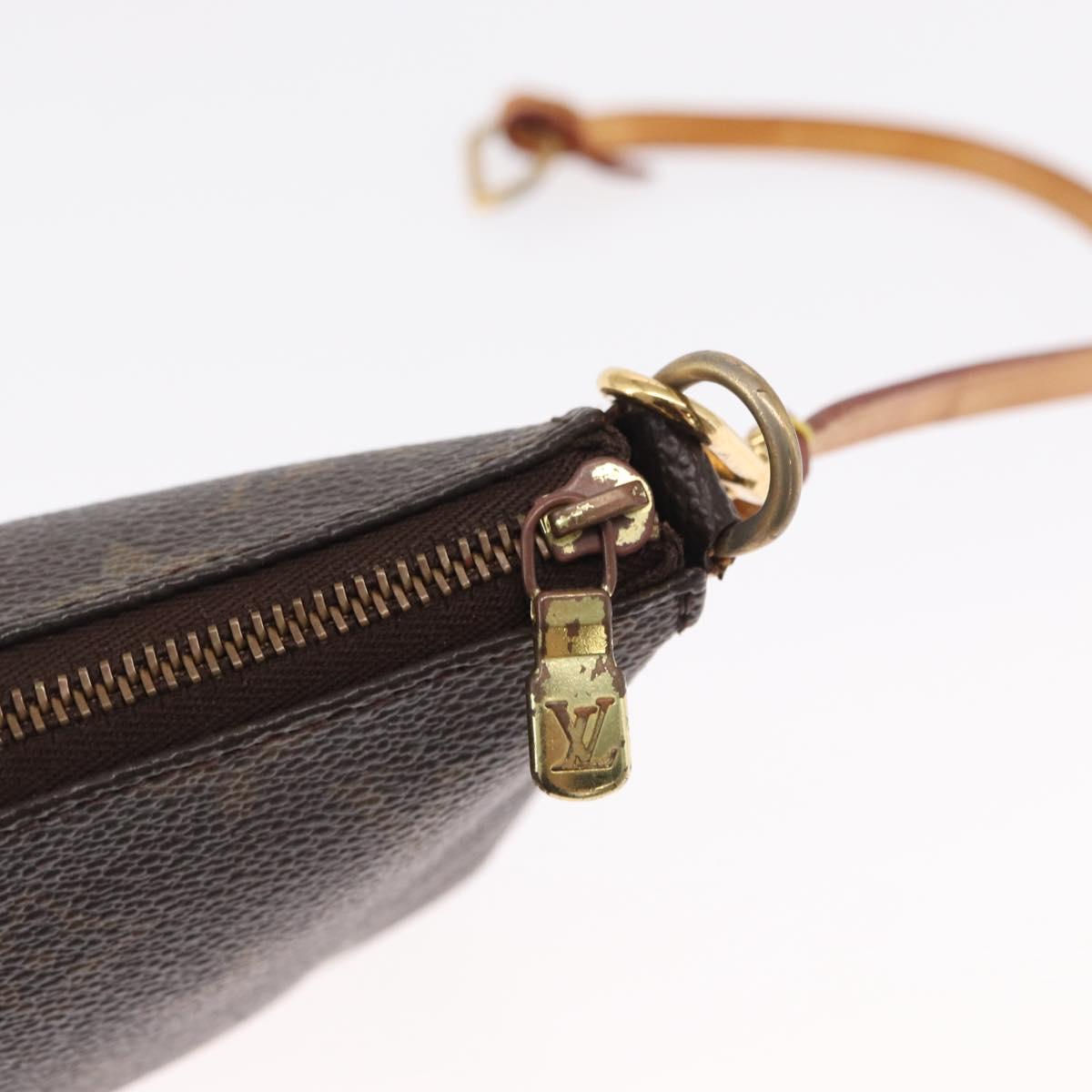 LOUIS VUITTON Monogram Pochette Accessoires Pouch M51980 LV Auth BA9816