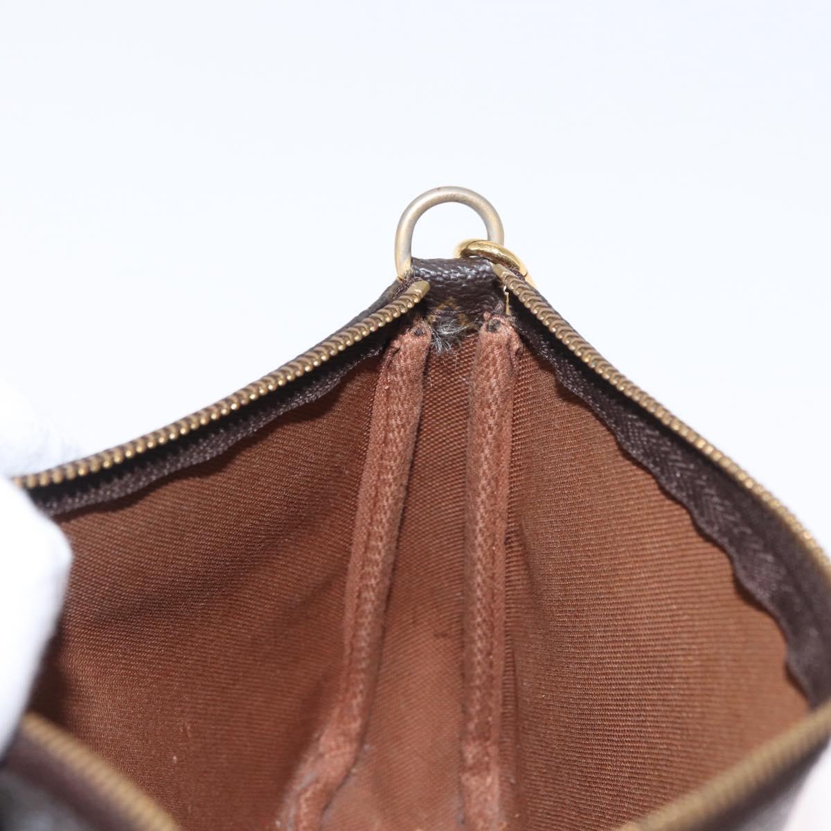 LOUIS VUITTON Monogram Pochette Accessoires Pouch M51980 LV Auth BA9816