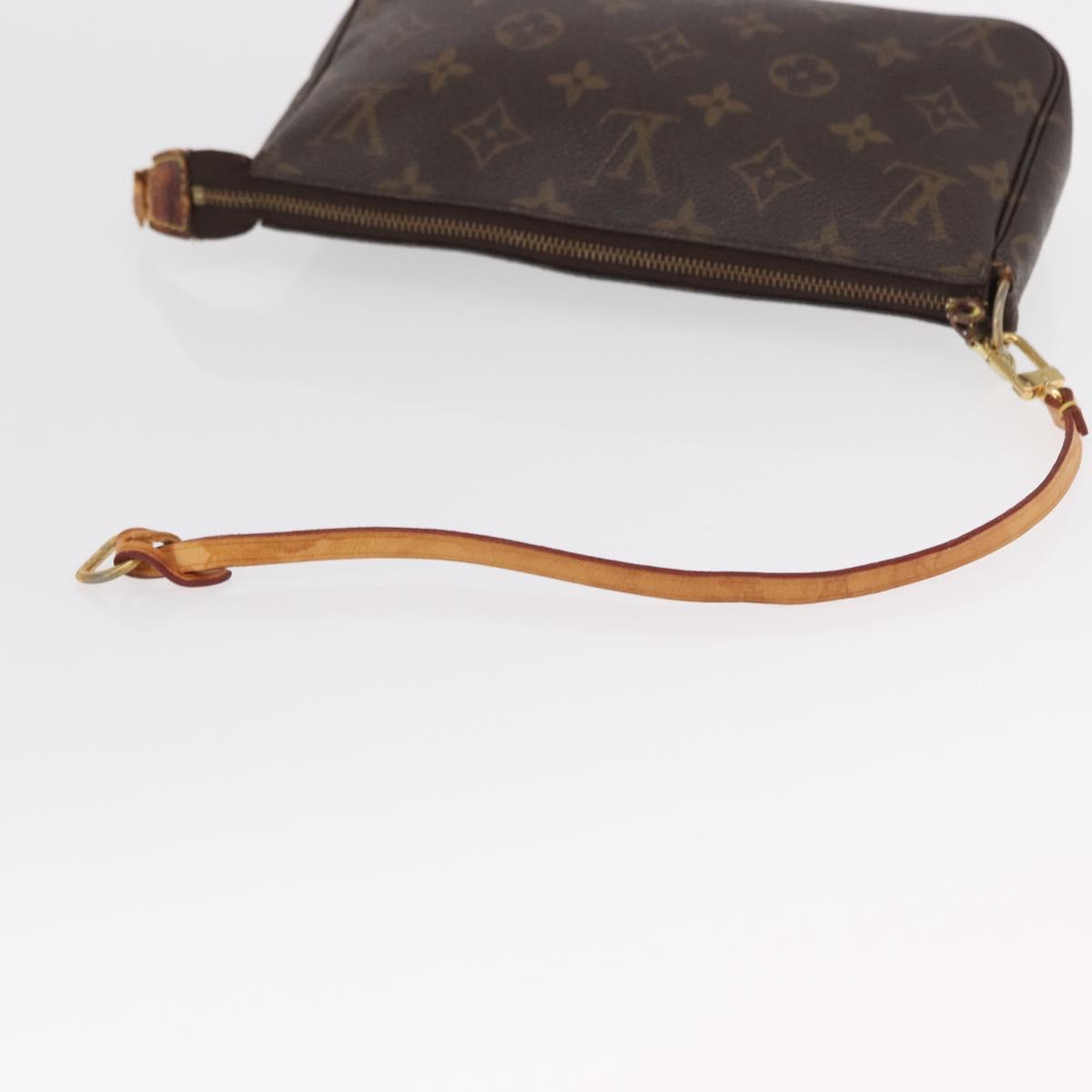 LOUIS VUITTON Monogram Pochette Accessoires Pouch M51980 LV Auth BA9816