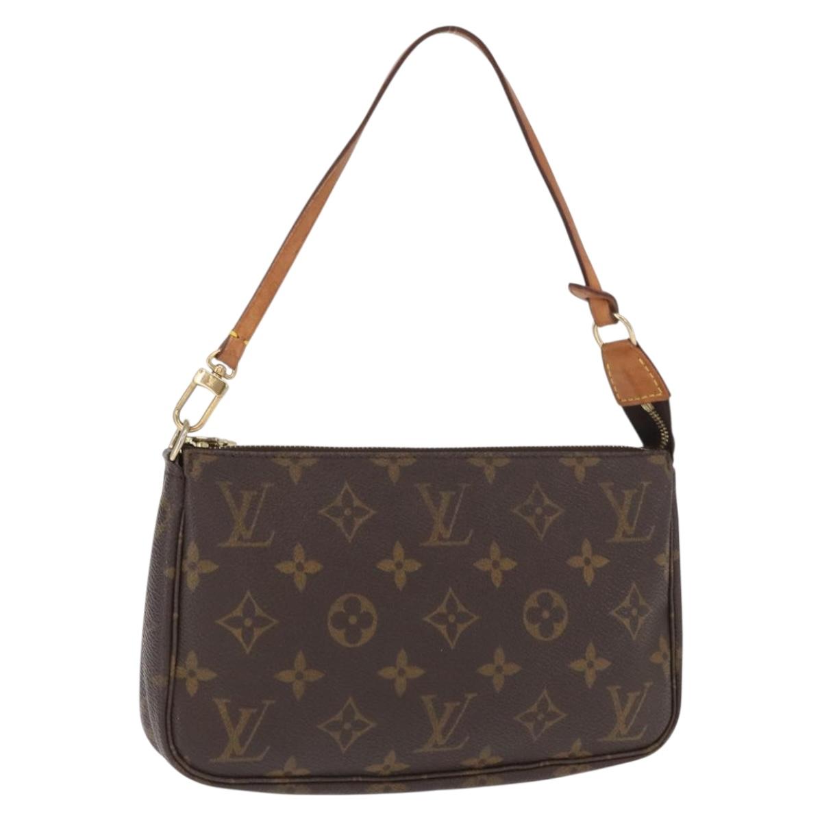 LOUIS VUITTON Monogram Pochette Accessoires Pouch M51980 LV Auth BA9818