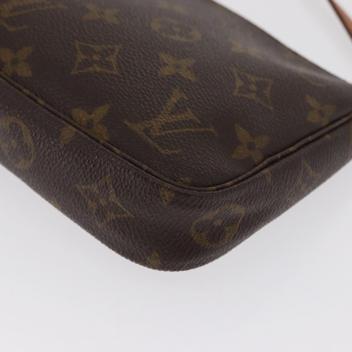 LOUIS VUITTON Monogram Pochette Accessoires Pouch M51980 LV Auth BA9818