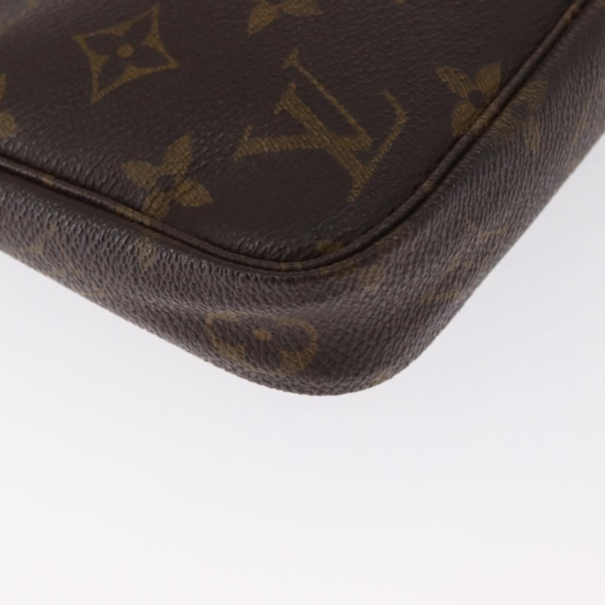 LOUIS VUITTON Monogram Pochette Accessoires Pouch M51980 LV Auth BA9818