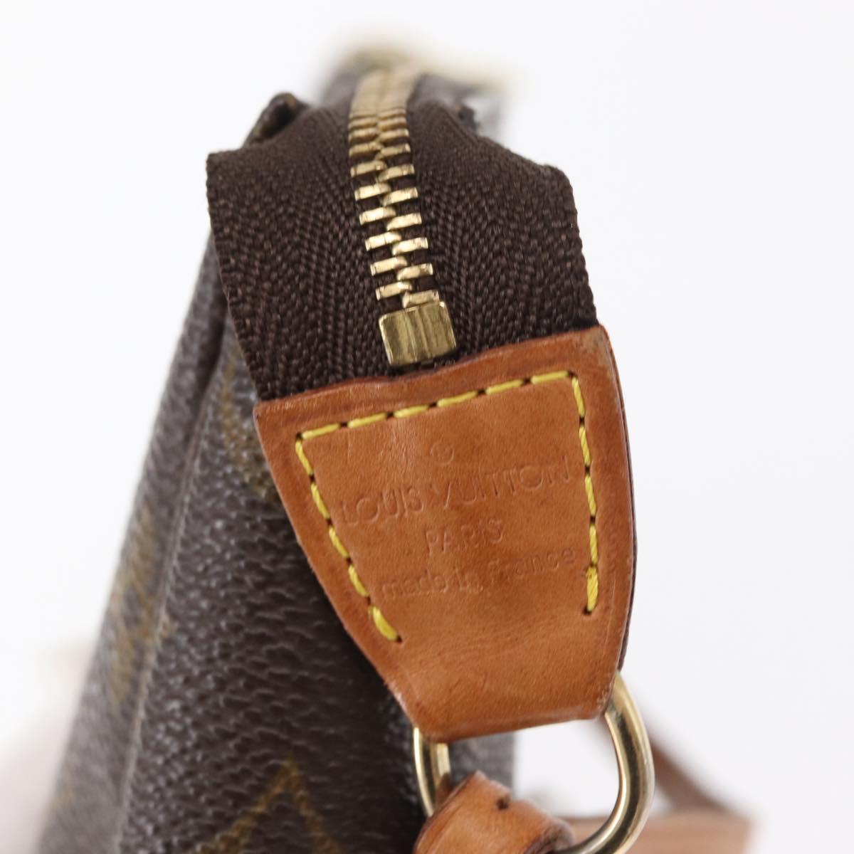LOUIS VUITTON Monogram Pochette Accessoires Pouch M51980 LV Auth BA9818