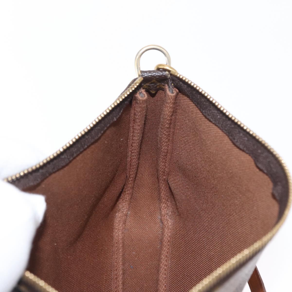 LOUIS VUITTON Monogram Pochette Accessoires Pouch M51980 LV Auth BA9818