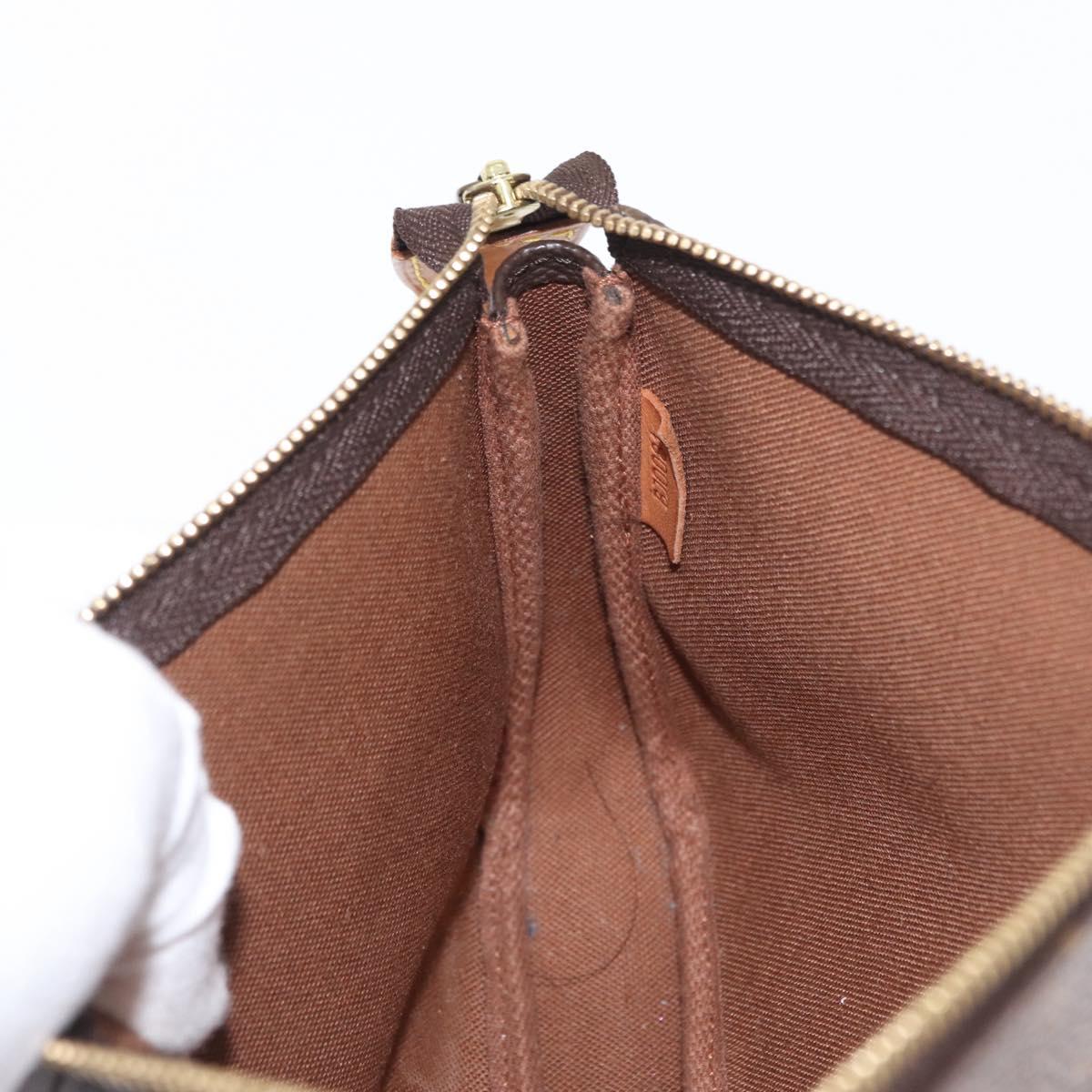 LOUIS VUITTON Monogram Pochette Accessoires Pouch M51980 LV Auth BA9818