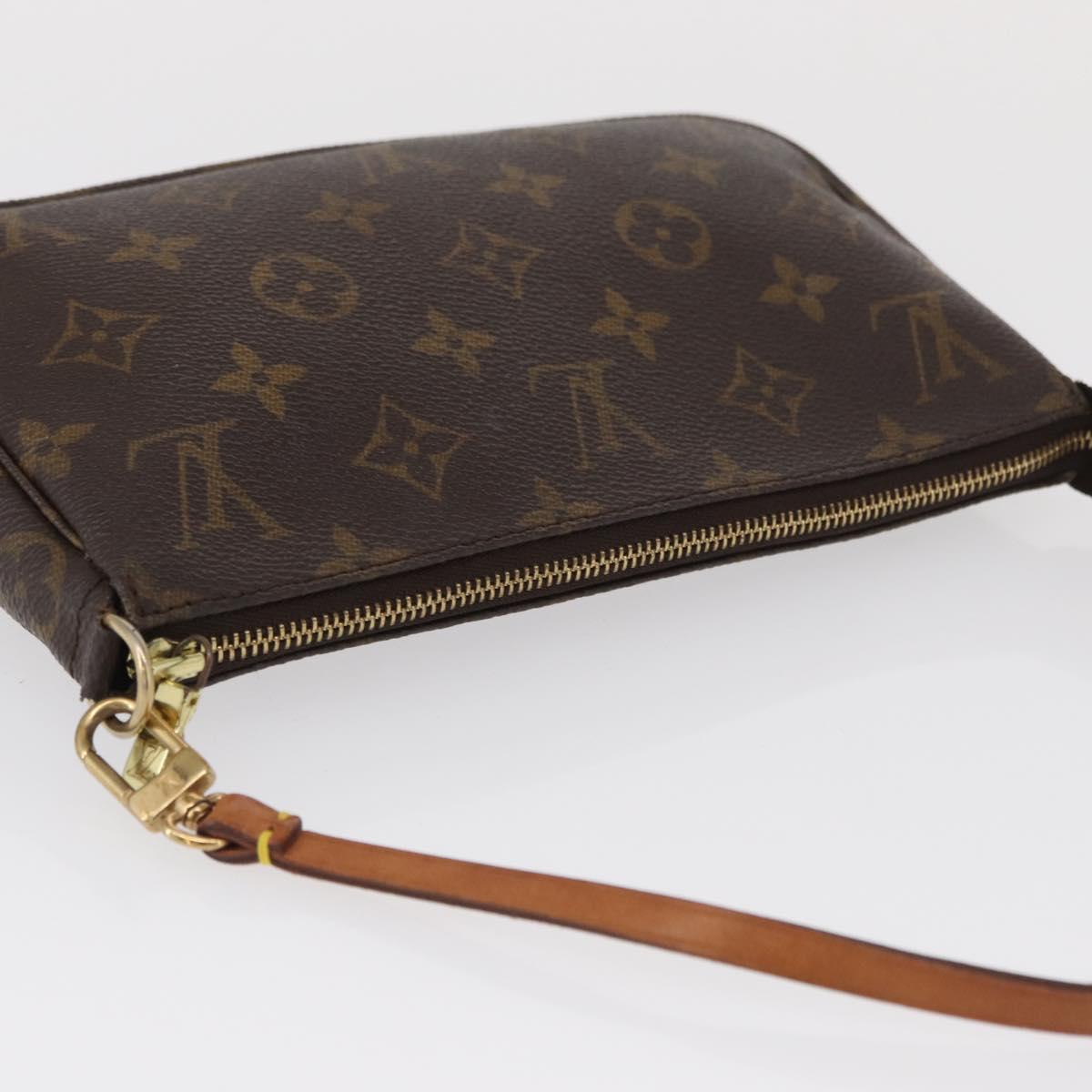 LOUIS VUITTON Monogram Pochette Accessoires Pouch M51980 LV Auth BA9818