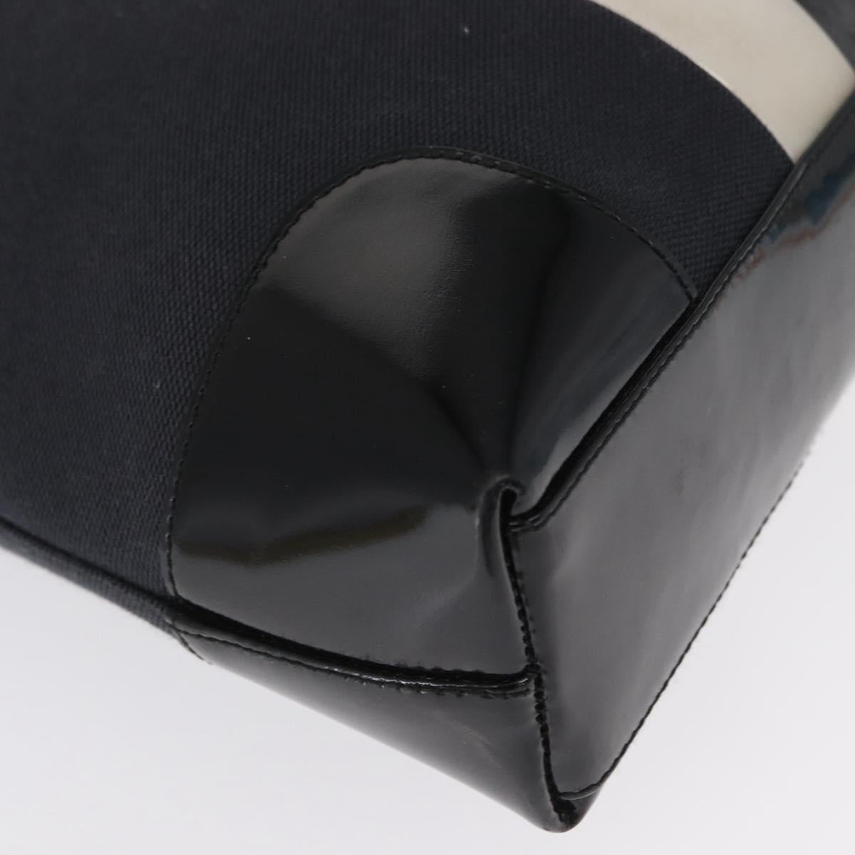 GUCCI Shoulder Bag Canvas Black Gold 001 4231 Auth BA9828