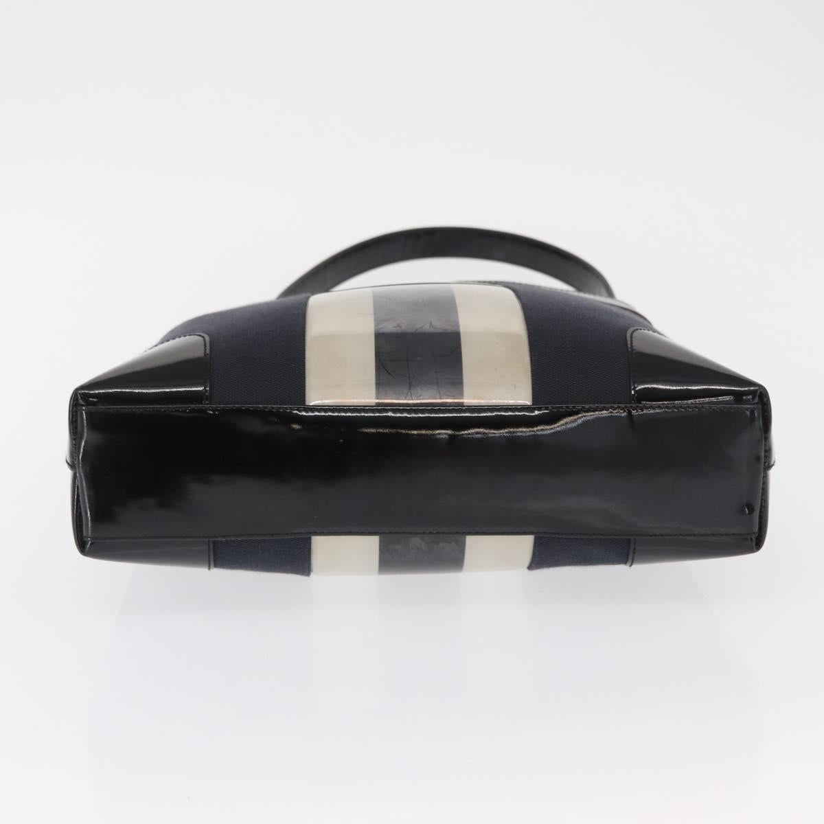 GUCCI Shoulder Bag Canvas Black Gold 001 4231 Auth BA9828