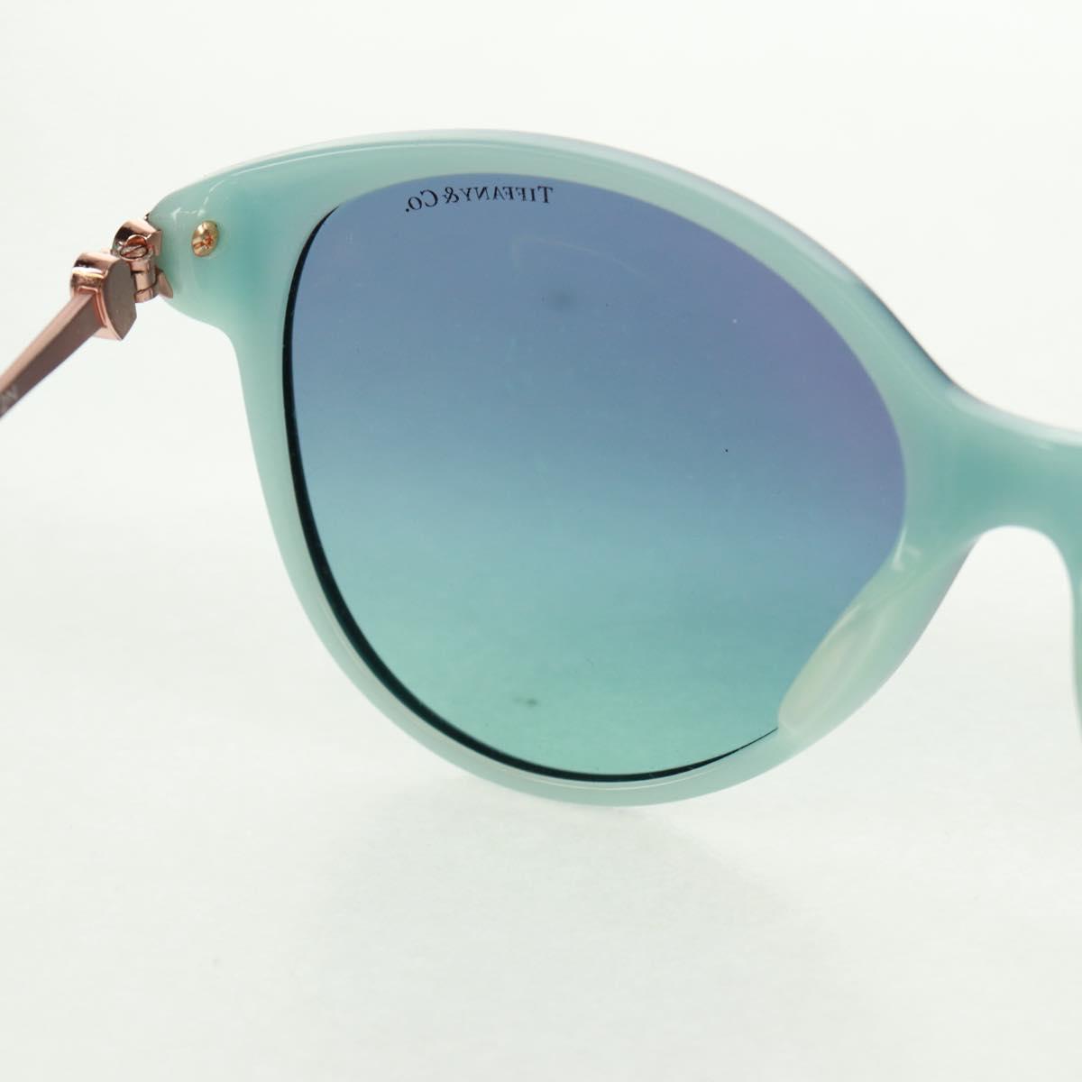 TIFFANY&Co. Sunglasses plastic Turquoise Blue Auth BA9829V