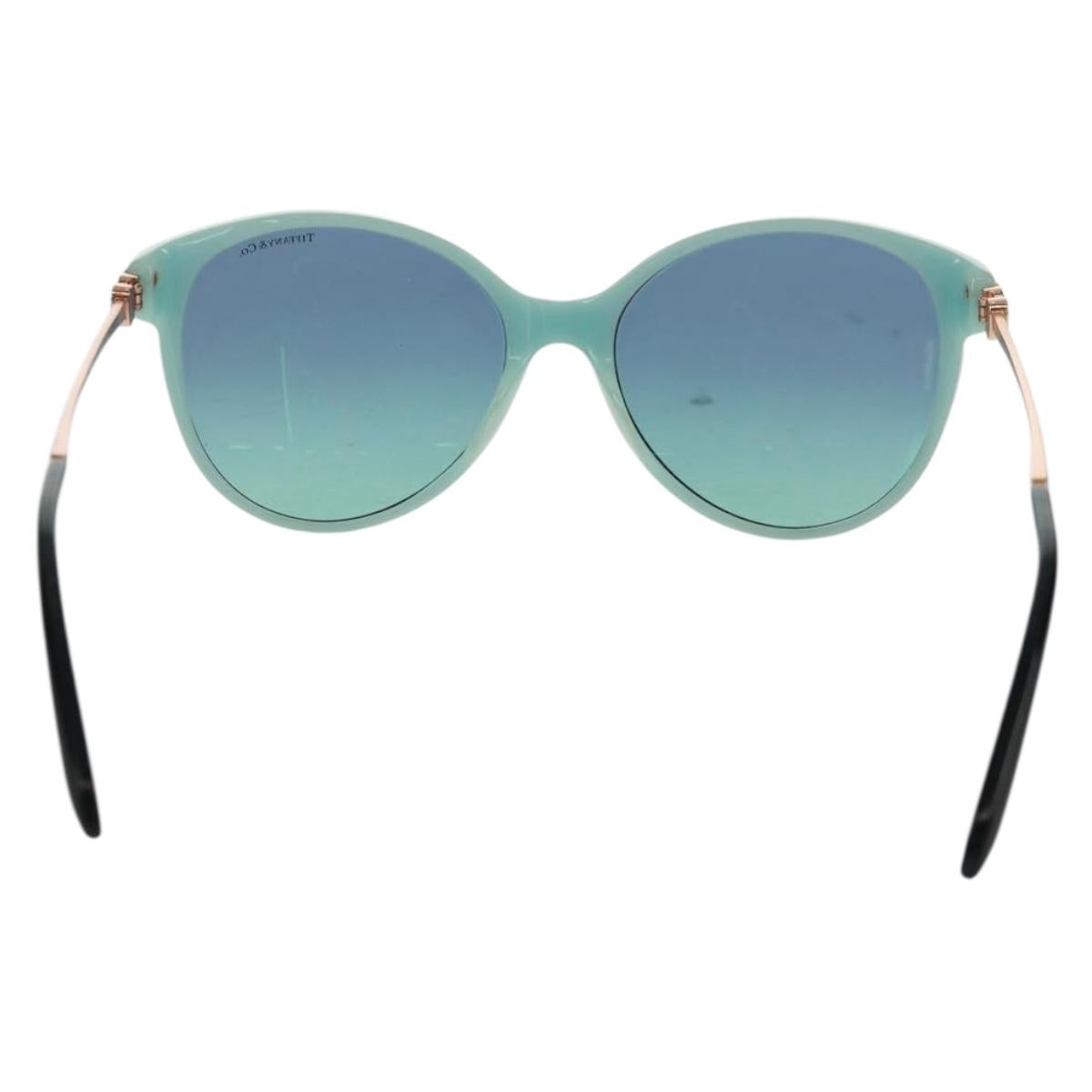 TIFFANY&Co. Sunglasses plastic Turquoise Blue Auth BA9829V