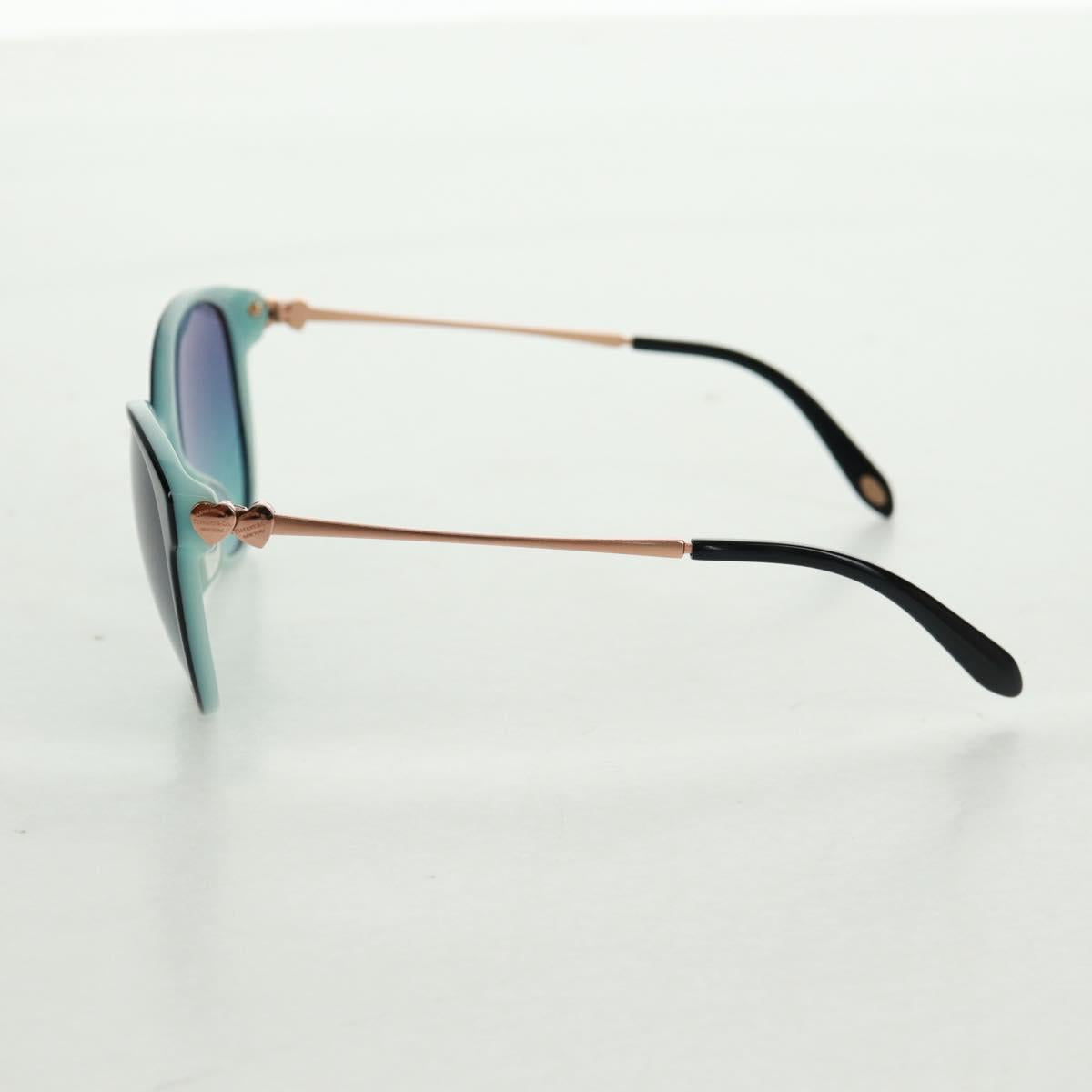 TIFFANY&Co. Sunglasses plastic Turquoise Blue Auth BA9829V