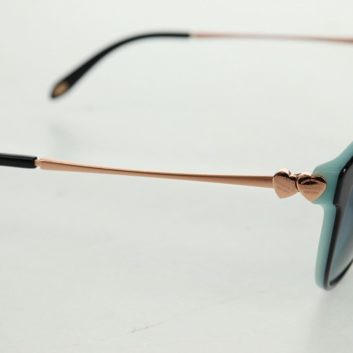 TIFFANY&Co. Sunglasses plastic Turquoise Blue Auth BA9829V