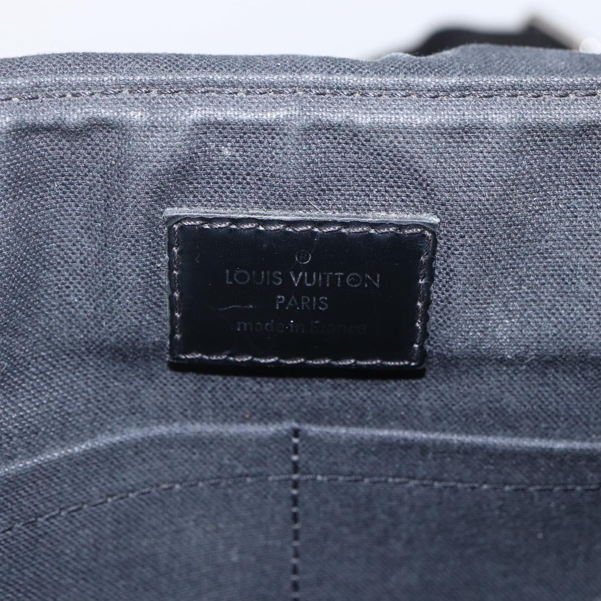 LOUIS VUITTON Damier Graphite District PM Shoulder Bag N41260 LV Auth BA9843