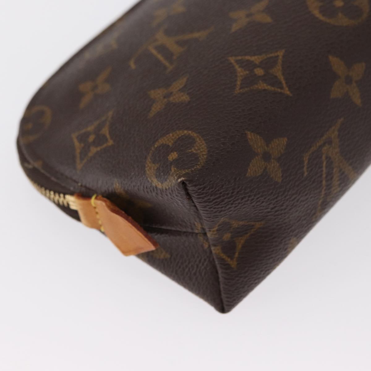 LOUIS VUITTON Monogram Pochette Cosmetic PM Pouch M43998 LV Auth BA9846